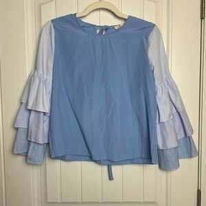 Ruffle Long Sleeves Blouse